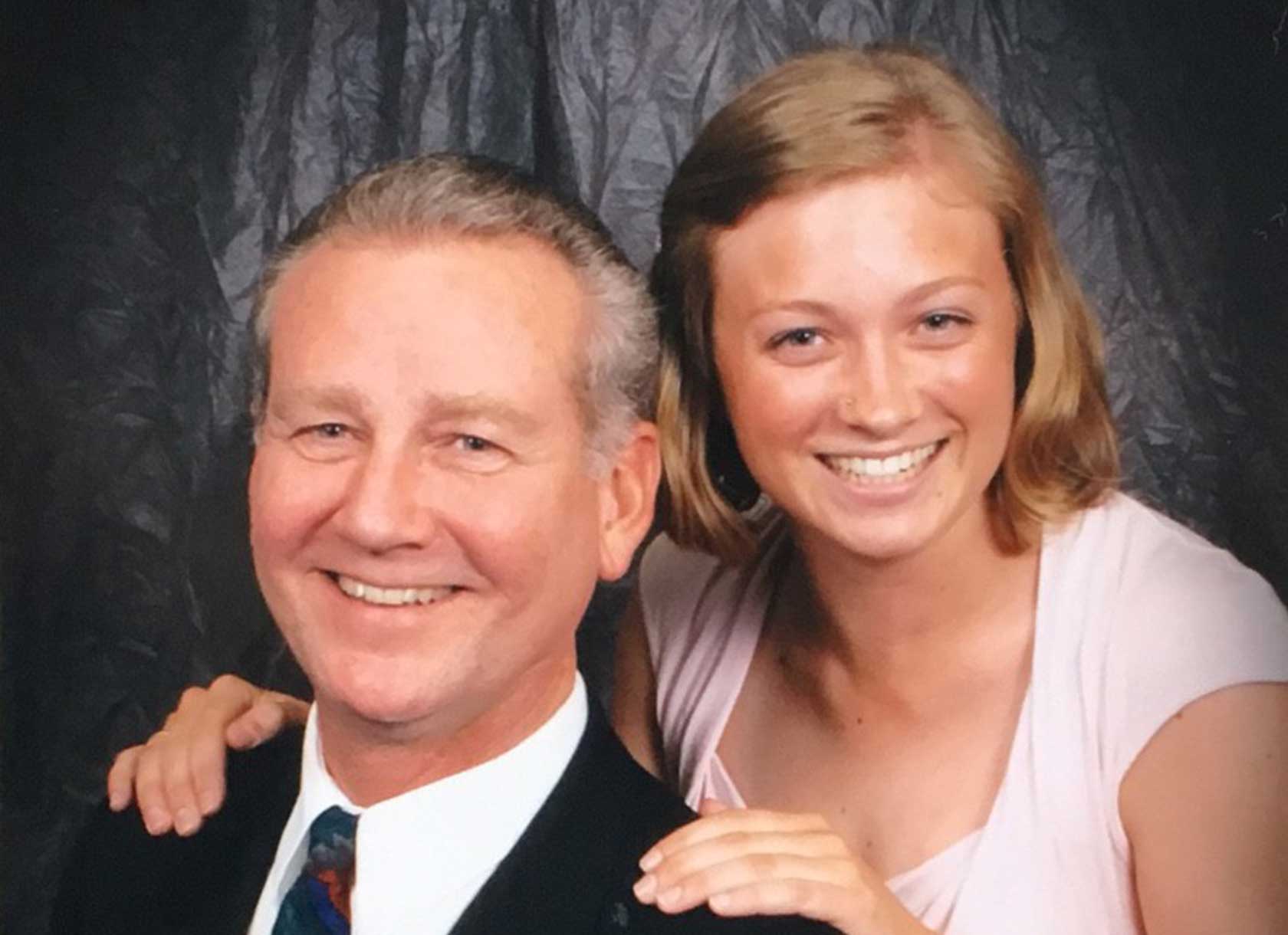 Dirk Vanderloop P'07 and his daughter Amy Vanderloop '07